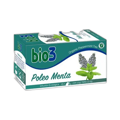 Imagen de BIE 3 POLEO MENTA ECOLOGICA 25 FILTROS