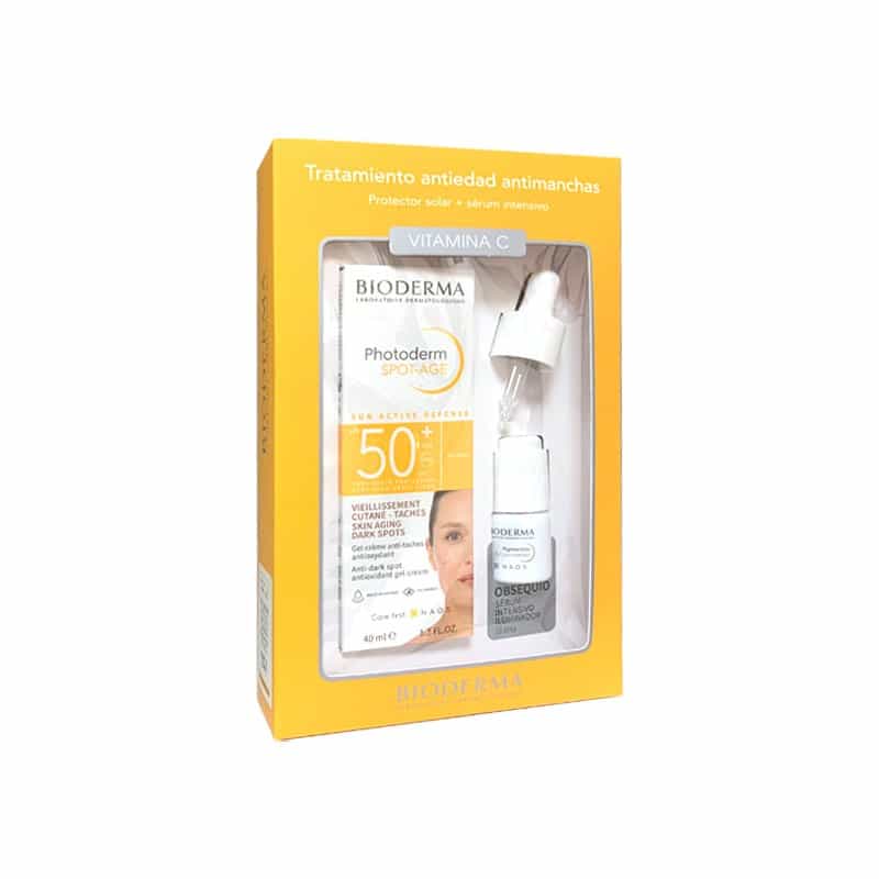 Imagen de Bioderma Pack Photoderm Spot-Age Spf50+ Gel 40 Ml + Pigmentbio C 5 Ml