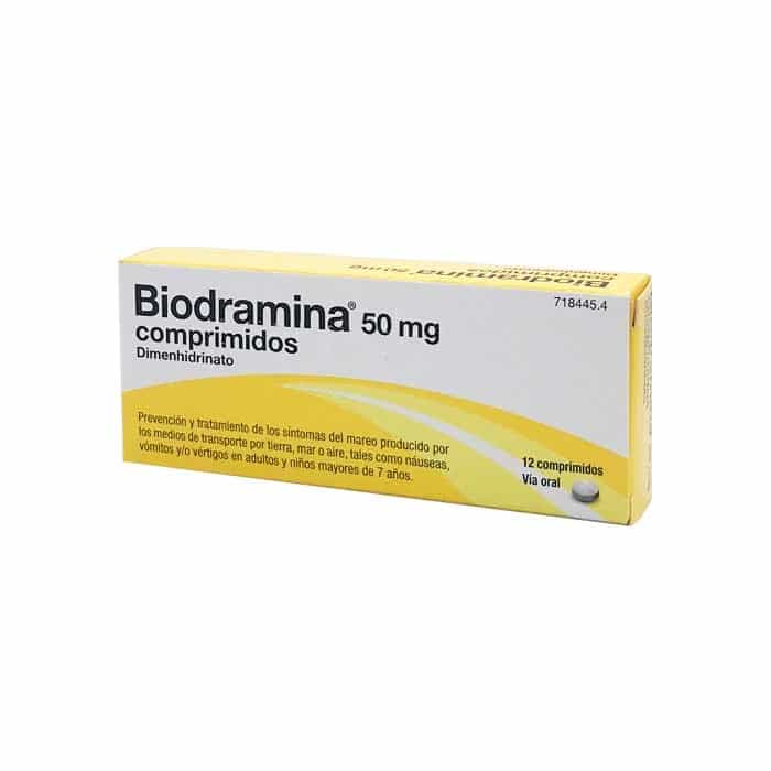 Imagen de Biodramina 12 Comprimidos