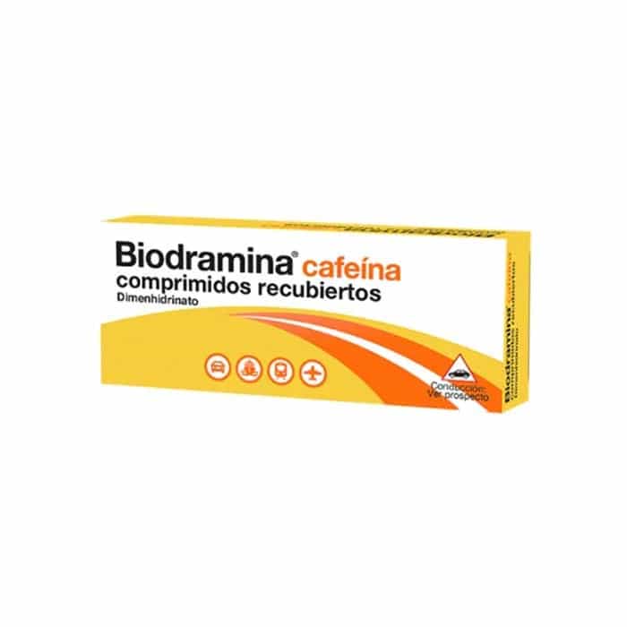 Imagen de Biodramina Cafeína 4 Comprimidos