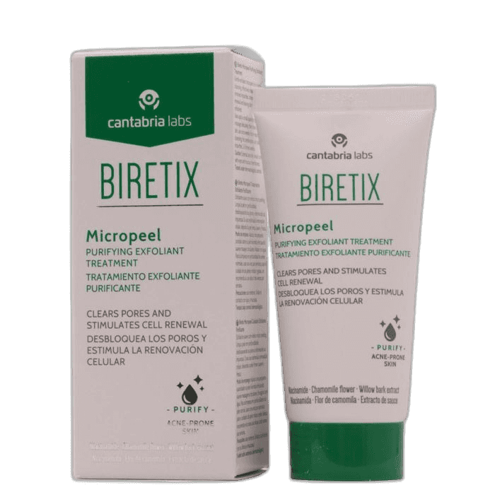 Imagen de BIRETIX MICROPEEL TRATAMIENTO EXFOLIANTE PURIFICANTE 1 ENVA