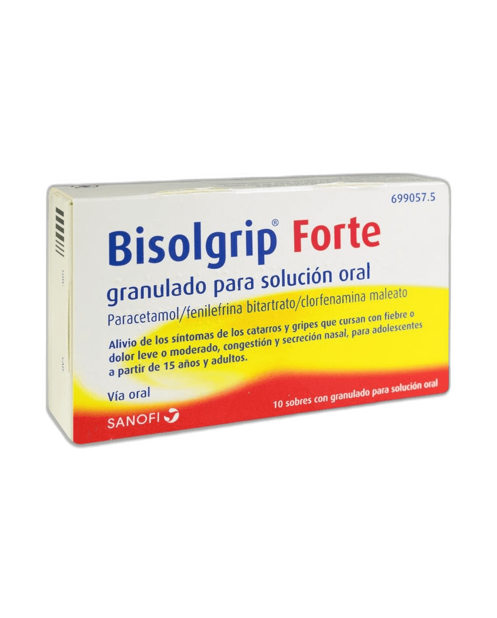 Imagen de BISOLGRIP FORTE 10 SOBRES GRANULADO PARA SOLUCION ORAL