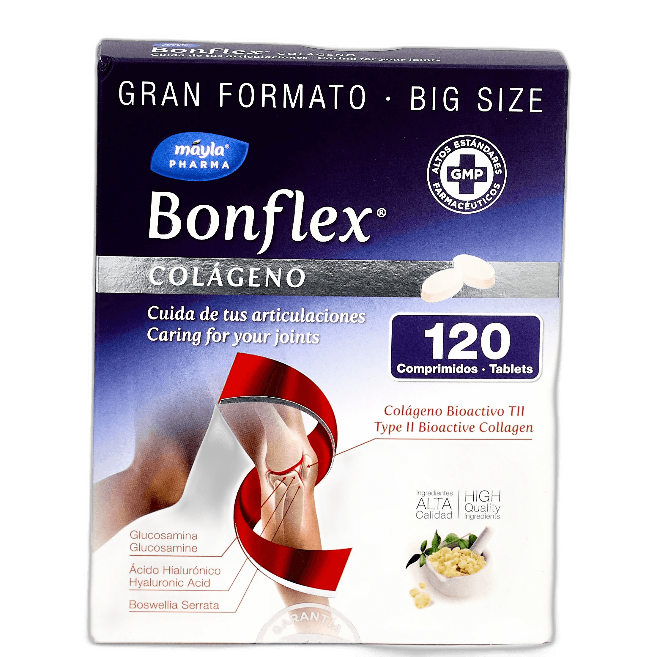 Imagen de BONFLEX COLAGENO 120 COMPRIMIDOS