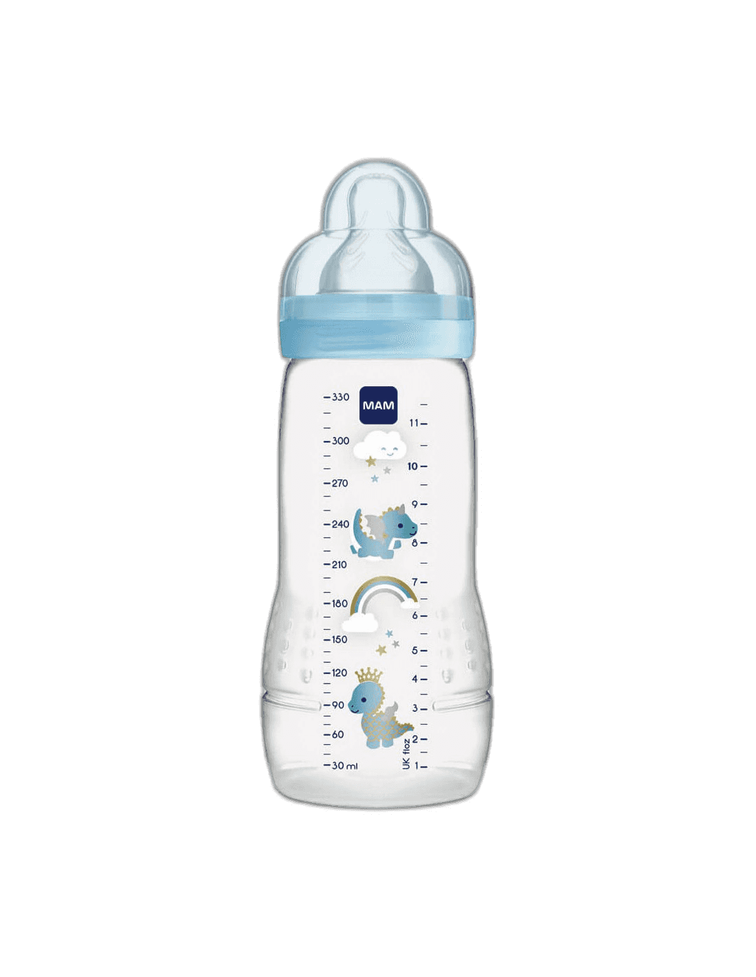 Imagen de BOTTLE BIBERON MAM EASY ACTIVE 1 UNIDAD 330 ML COLOR AZUL