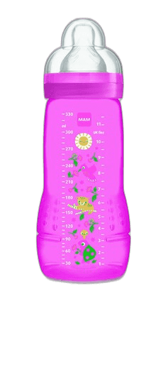 Imagen de BOTTLE BIBERON MAM EASY ACTIVE 1 UNIDAD 330 ML COLOR ROSA