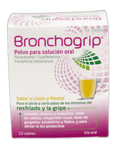 Imagen de BRONCHOGRIP 10 SOBRES POLVO PARA SOLUCION ORAL