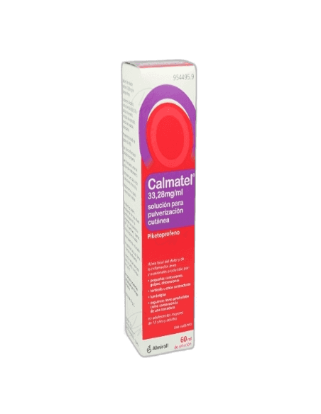 Imagen de CALMATEL 33,28 mg/ml SOLUCION PARA PULVERIZACION CUTANEA 1 ENVASE 60 ml