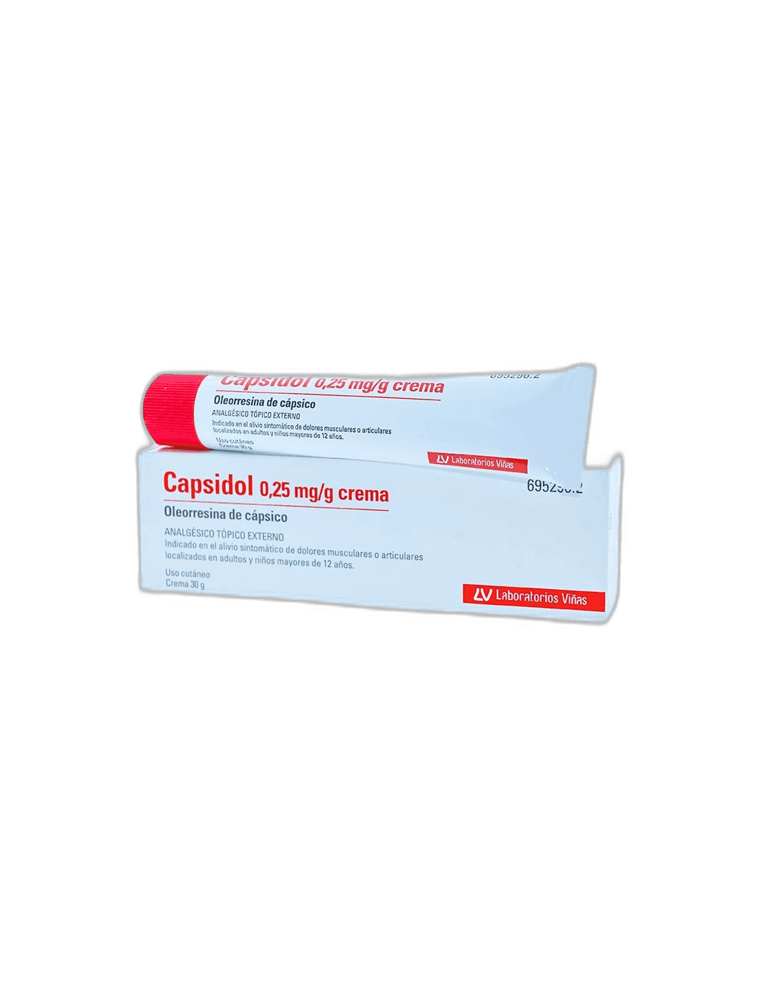 Imagen de CAPSIDOL 0,25 mg/g CREMA 1 TUBO 30 g