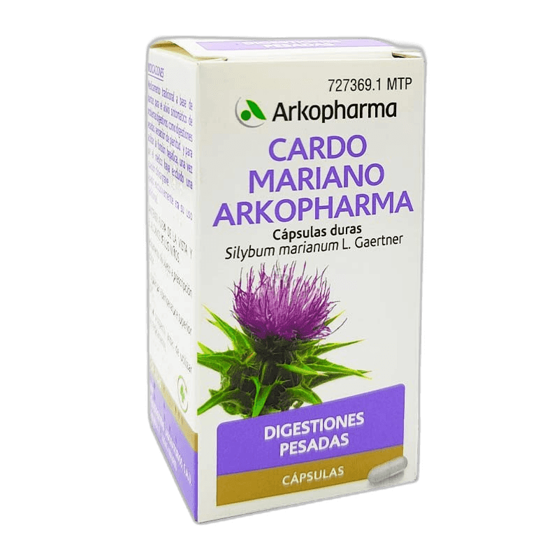 Imagen de CARDO MARIANO ARKOPHARMA 390 mg 45 CAPSULAS
