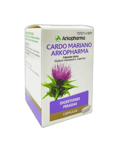 Imagen de CARDO MARIANO ARKOPHARMA 390 mg 84 CAPSULAS