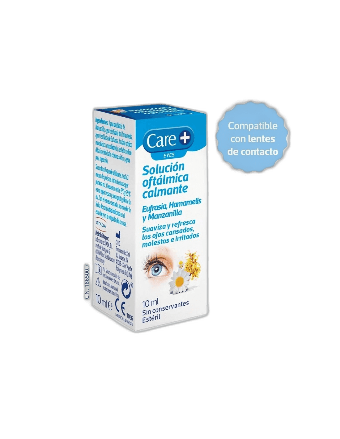 Imagen de CARE+ SOLUCION OFTALMICA CALMANTE CON EXTRACTOS NATURALES 1