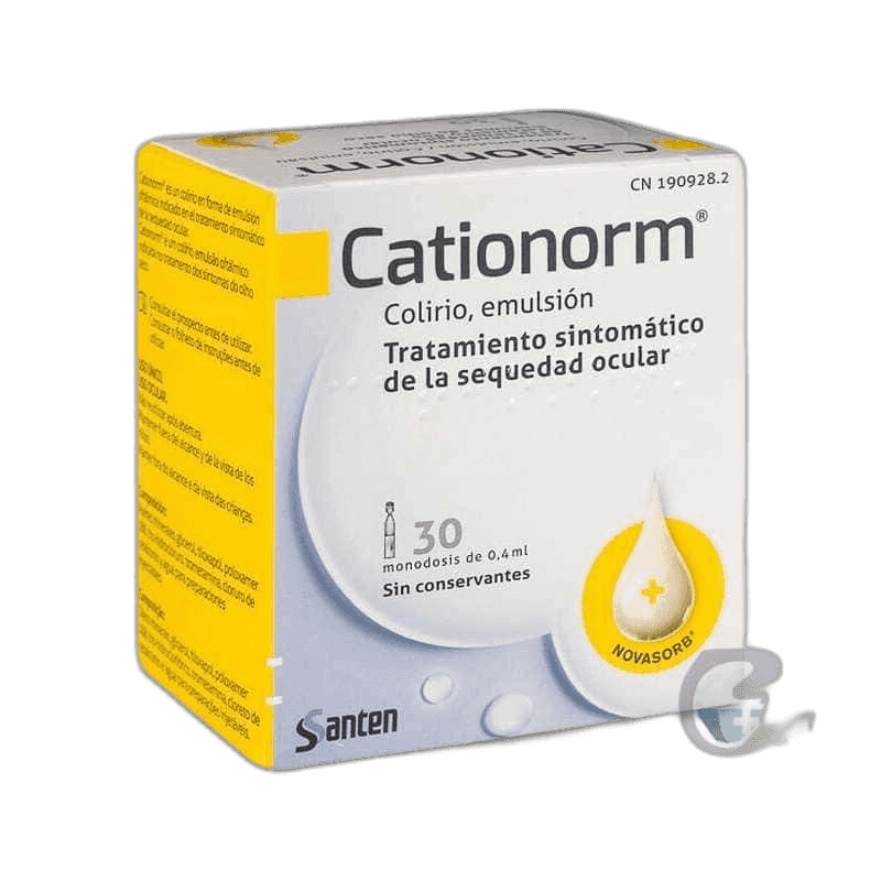 Imagen de CATIONORM COLIRIO EMULSION 0,4ML 30MONOD