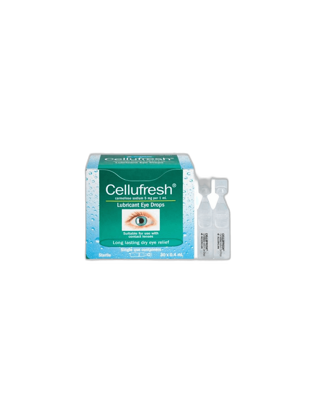 Imagen de CELLUFRESH 5 mg/ml COLIRIO EN SOLUCION 30 MONODOSIS 0,4 ml