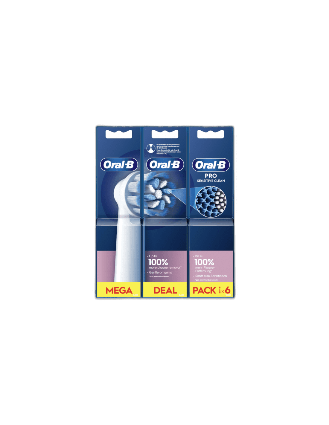 Imagen de CEPILLO DENTAL ELECTRICO RECAMBIO ORAL-B SENSITIVE CLEAN 6 C