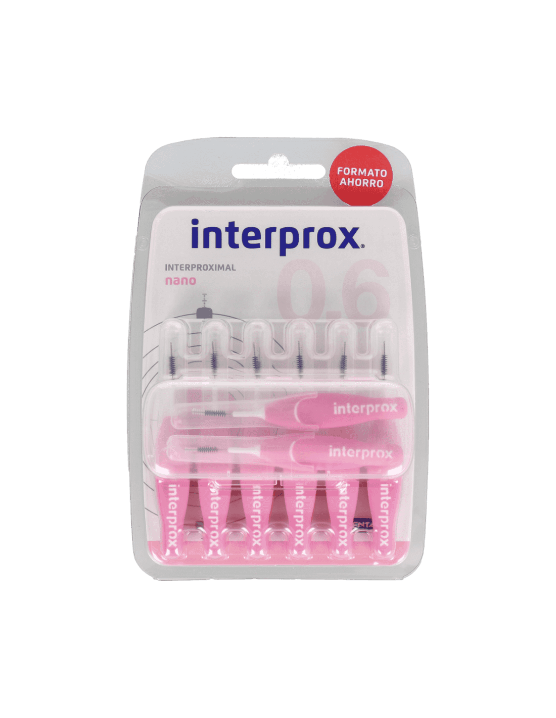 Imagen de CEPILLO ESPACIO INTERPROXIMAL INTERPROX 4G NANO 14 UNIDADES