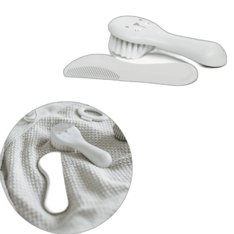 Imagen de CEPILLO Y PEINE INFANTIL SOFT SUAVINEX BLANCO DECORADO