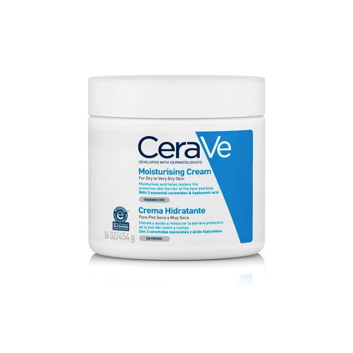 Imagen 2 de Cerave Crema Hidratante Piel Seca 454 Gr