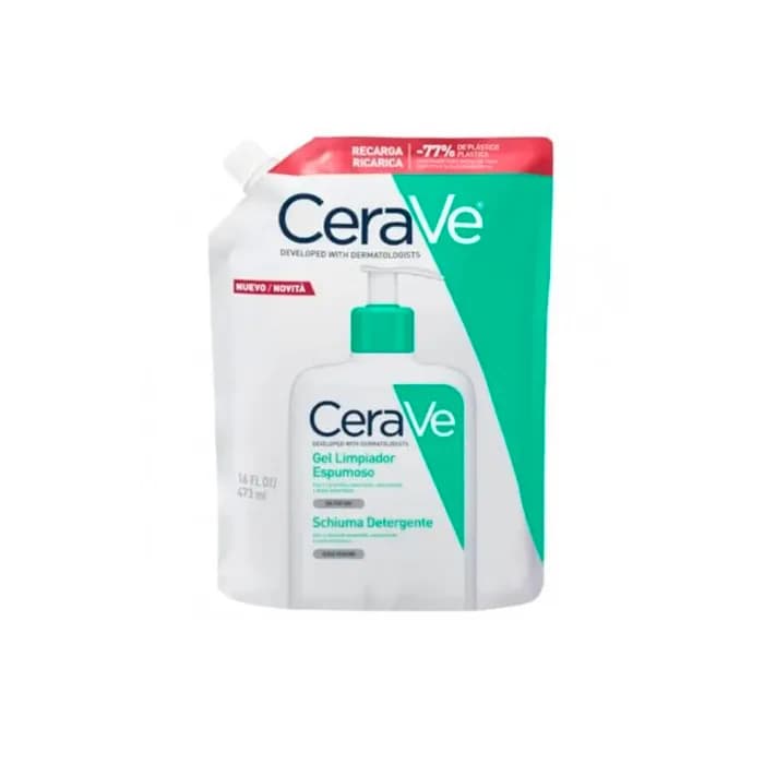 Imagen 2 de Cerave Gel Limpiador Espumoso Recarga 473 Ml