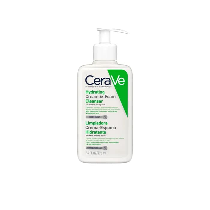Imagen 2 de Cerave Limpiador Crema-Espuma Hidratante 473 Ml