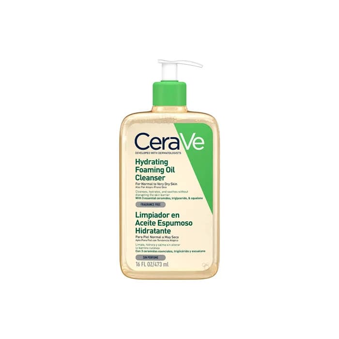 Imagen 2 de Cerave Limpiador En Aceite Espumoso Hidratante 473 Ml