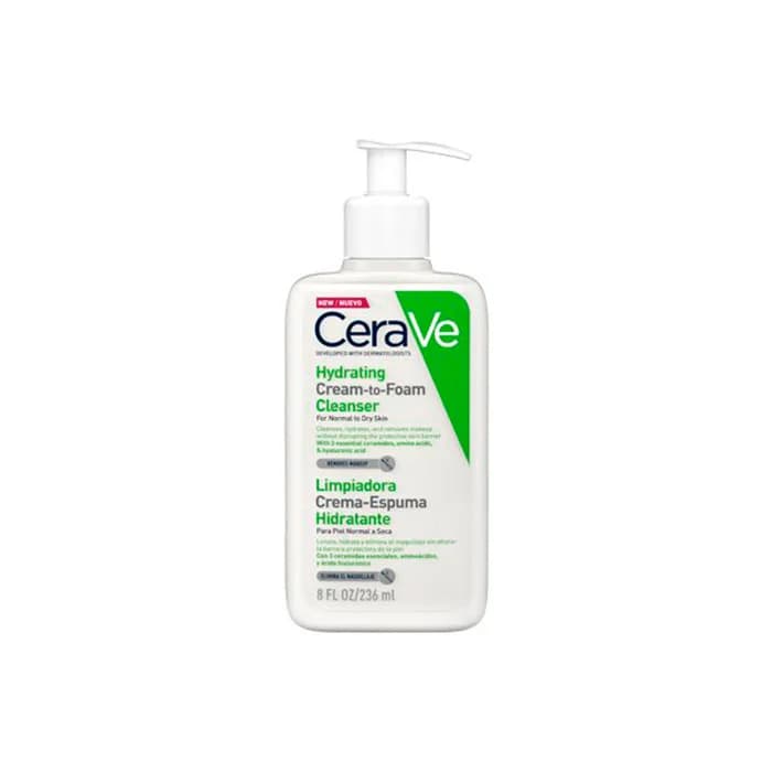 Imagen 2 de Cerave Limpiadora Crema-Espuma Hidratante 236 Ml