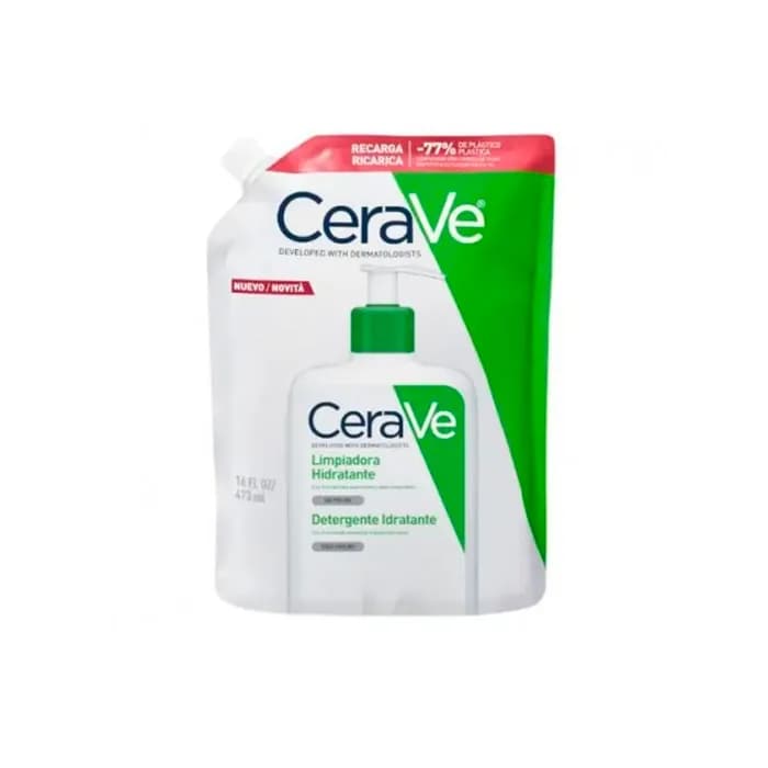 Imagen 2 de Cerave Limpiadora Hidratante Recarga 473 Ml