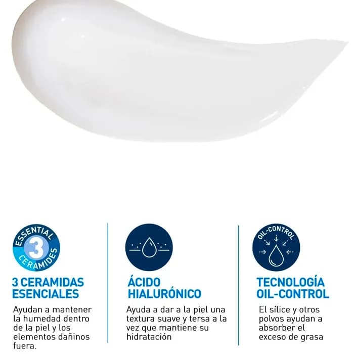 Imagen 2 de Cerave Oil Control Gel Crema Hidratante 52 Ml
