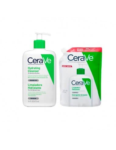 Imagen de Cerave Pack Limpiadora Hidratante 473 Ml + Recarga 473 Ml