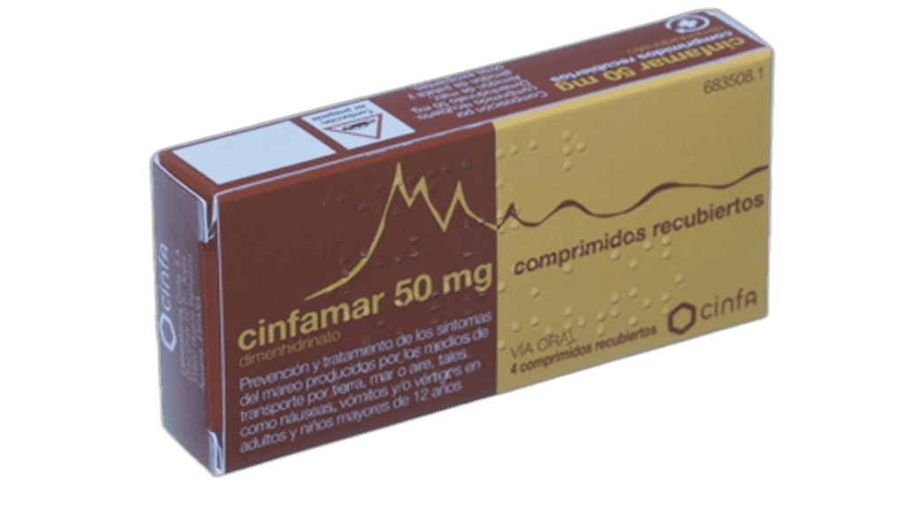 Imagen de CINFAMAR 50 mg 4 COMPRIMIDOS RECUBIERTOS