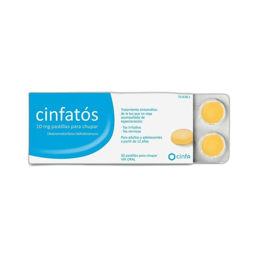 Imagen de CINFATOS 10 mg 20 PASTILLAS PARA CHUPAR