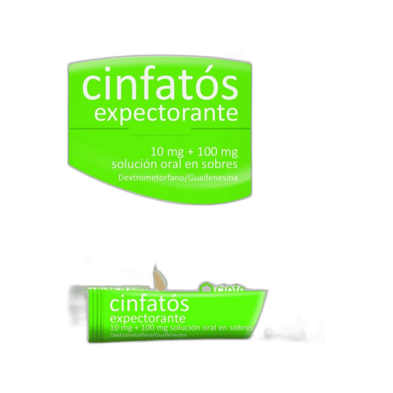 Imagen de CINFATOS EXPECTORANTE 10 mg/100 mg 18 SOBRES SOLUCION ORAL