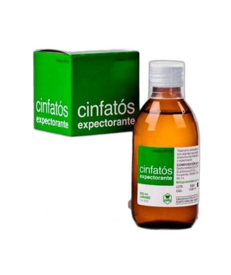 Imagen de CINFATOS EXPECTORANTE 2 mg/ml + 20 mg/ml SOLUCION ORAL 1 FRASCO 125 ml (PET)