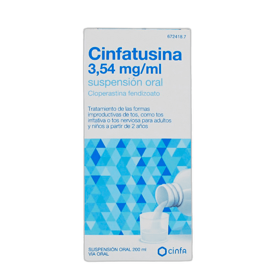 Imagen de CINFATUSINA 3,54 mg/ml SUSPENSION ORAL 1 FRASCO 200 ml