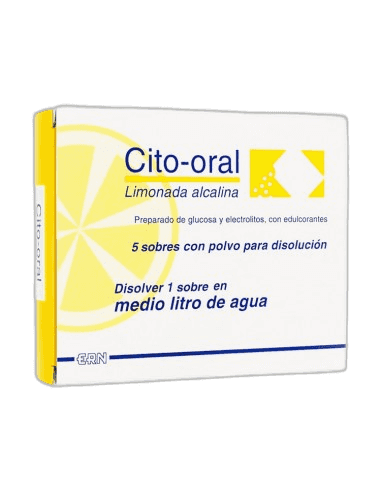 Imagen de CITO-ORAL LIMONADA ALCALINA 5 BOLSAS 15,28 G