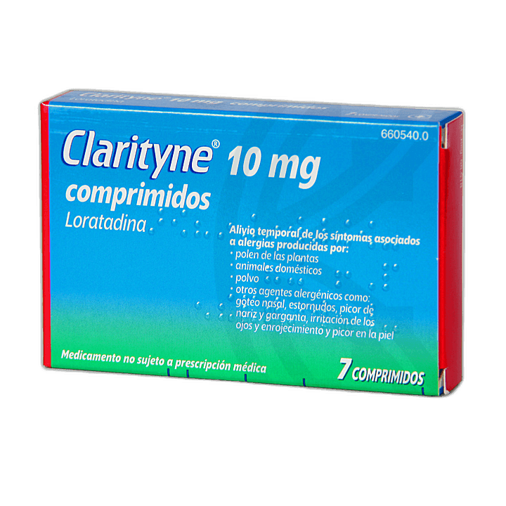 Imagen de CLARITYNE 10 mg 7 COMPRIMIDOS