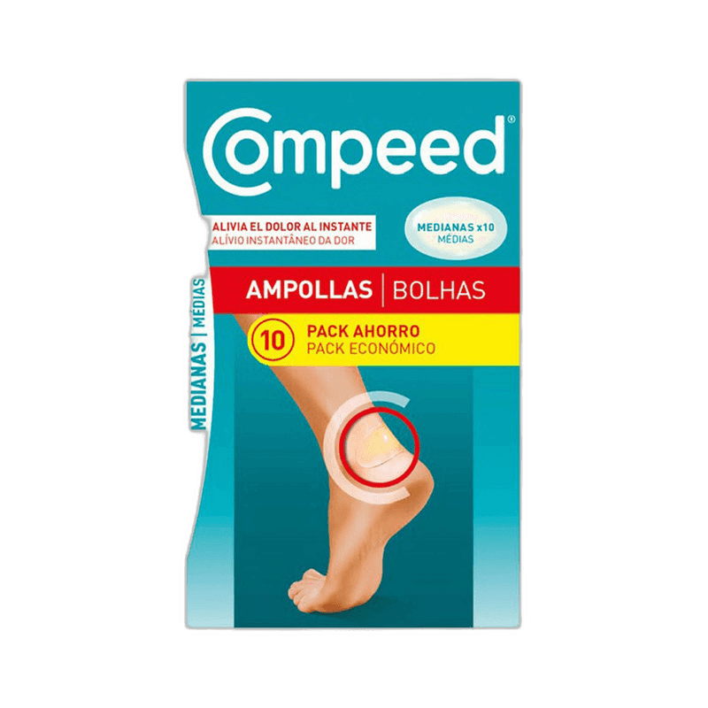 Imagen de COMPEED AMPOLLAS TALLA MEDIANA 10 UNIDADES PACK AHORRO
