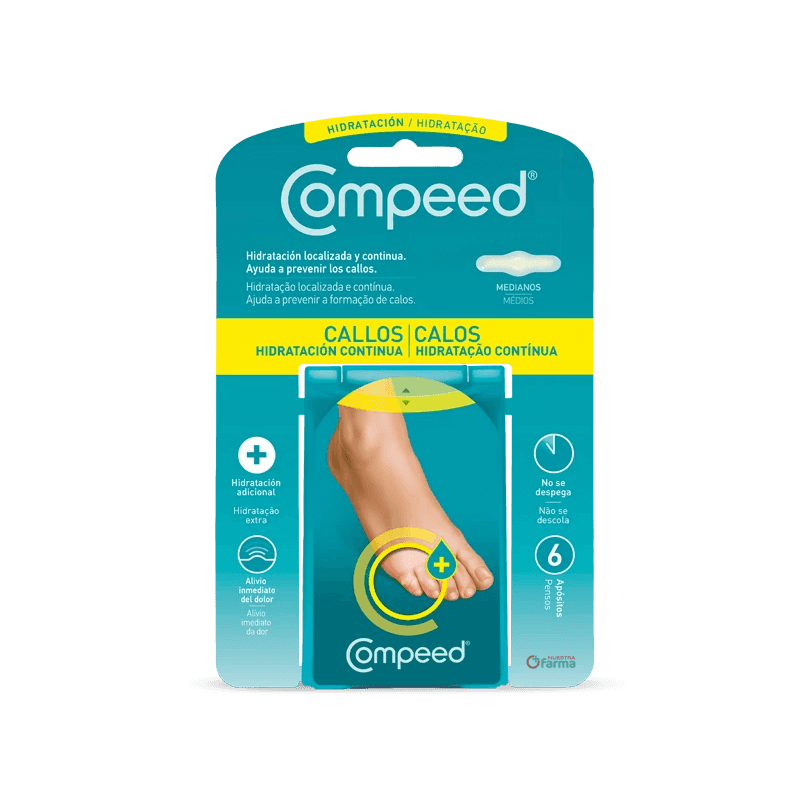 Imagen de COMPEED CALLOS HIDRATACION CONTINUA 6 UNIDADES