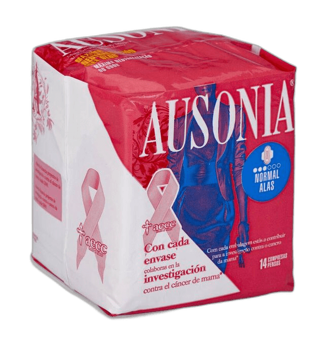 Imagen de COMPRESAS AUSONIA AIR DRY ALAS NORMAL 14