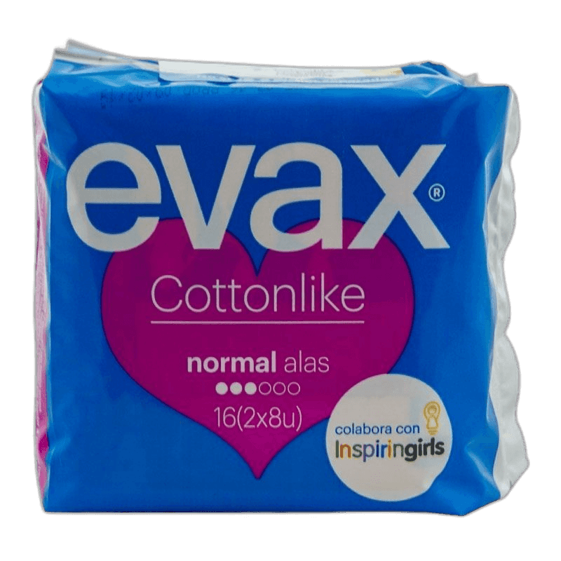 Imagen de COMPRESAS EVAX FS NORMAL 16 UNID S/ALAS