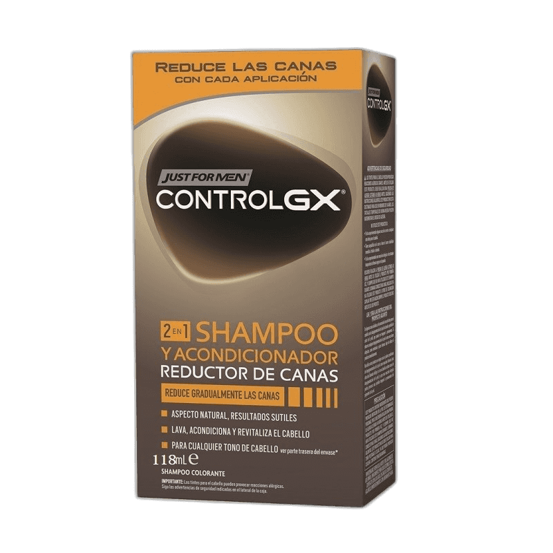 Imagen de CONTROL GX REDUCTOR DE CANAS 2 EN 1 CHAMPU Y ACONDICIONADOR