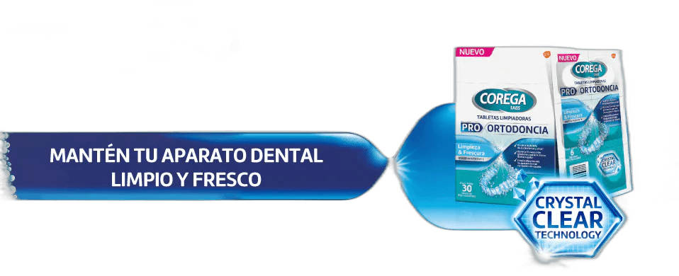 Imagen de COREGA ORTODONCIAS & FERULAS 66 TABLETAS LIMPIADORAS