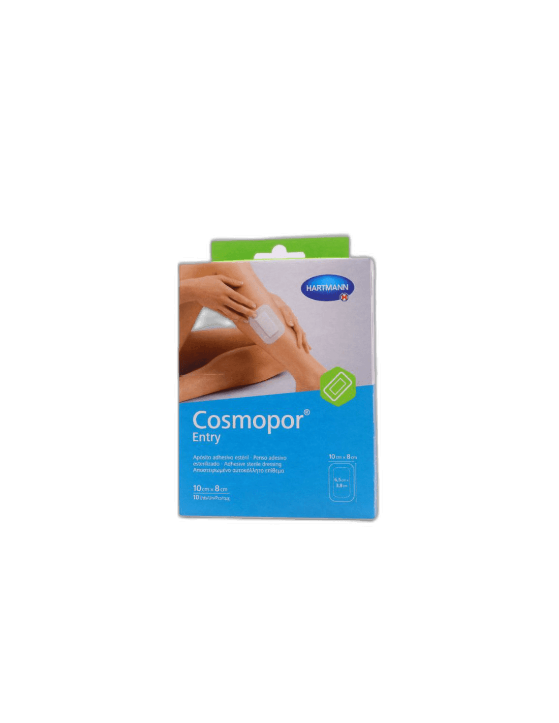Imagen de COSMOPOR E APOSITO ESTERIL 10 UNIDADES 10 CM X 8 CM