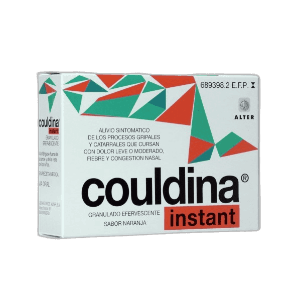 Imagen de COULDINA INSTANT CON ACIDO ACETILSALICILICO 10 SOBRES GRANULADO EFERVESCENTE