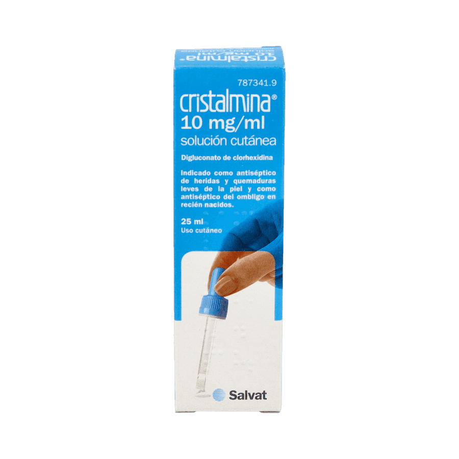 Imagen de CRISTALMINA 10 mg/ml SOLUCION CUTANEA 1 FRASCO 25 ml