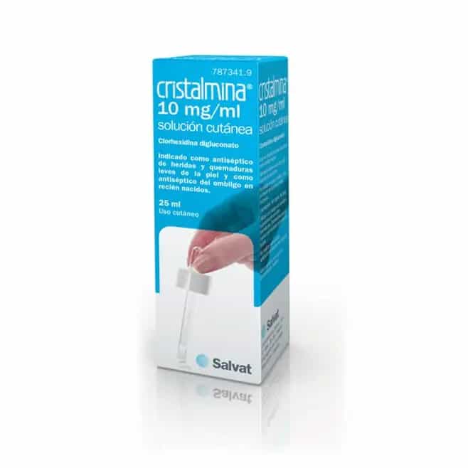 Imagen de CRISTALMINA GOTAS SOLUCION CUTANEA 10 MG/ML 25 ML