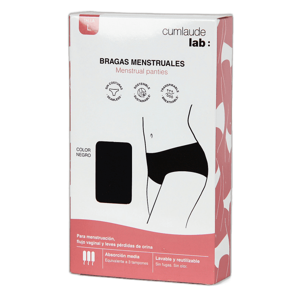 Imagen de CUMLAUDE BRAGAS MENSTRUALES TALLA L