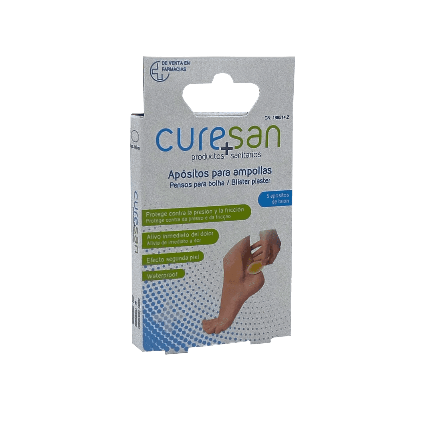 Imagen de CURESAN APOSITO PARA AMPOLLA 5 U
