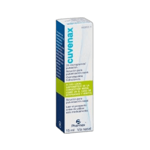 Imagen de CUVENAX 35 microgramos/PULSACION SOLUCION PARA PULVERIZACION NASAL 1 FRASCO 15 ml