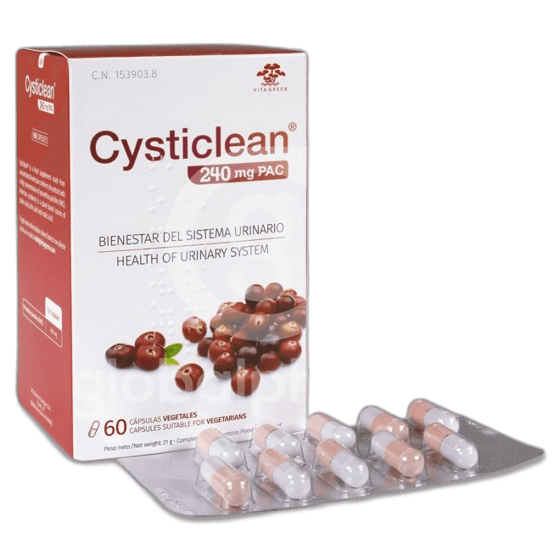 Imagen de CYSTICLEAN 240 MG PAC 60 CAPSULAS