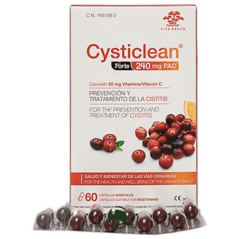 Imagen de CYSTICLEAN FORTE 240 MG 60 CAPSULAS
